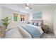 Stylishly decorated bedroom with a cozy bed, windows, and ample natural light at 41 Basswood Cir, Sandy Springs, GA 30328