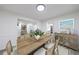 Elegant dining room featuring stylish furnishings, a decorative buffet, and a bright, inviting atmosphere at 41 Basswood Cir, Sandy Springs, GA 30328