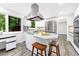 Modern kitchen featuring stainless steel appliances, stylish countertops, and ample natural light at 41 Basswood Cir, Sandy Springs, GA 30328