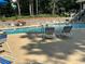 Relaxing poolside scene with lounge chairs and a refreshing swimming pool, perfect for leisure and recreation at 41 Basswood Cir, Sandy Springs, GA 30328