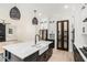 Modern kitchen featuring a large island, stainless steel appliances, and hardwood floors at 4276 Lindsey Ne Way, Roswell, GA 30075