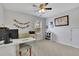 Home office with desk space, natural light, and neutral tones at 779 Sanders Rd, Cumming, GA 30041