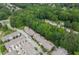 Aerial view of the community, highlighting its prime location with surrounding trees and nearby amenities at 1188 Parktown Dr, Mableton, GA 30126