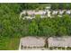 Aerial view showcasing the property's proximity to lush green spaces and parking at 1188 Parktown Dr, Mableton, GA 30126
