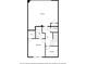 Floorplan of basement with bedroom, bath, garage, walk-in closet, hall and storage spaces at 1188 Parktown Dr, Mableton, GA 30126
