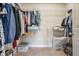 Walk-in closet with ample storage space and shelving at 1188 Parktown Dr, Mableton, GA 30126