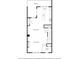 Floorplan of the main floor with living room, dining area, kitchen, balcony and bathroom at 1188 Parktown Dr, Mableton, GA 30126