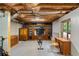 Partially finished basement features ample storage, workout space, and entertainment area at 1274 Ridge Vista Ct, Lawrenceville, GA 30043