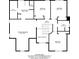 Second floor plan with primary bedroom, bathroom and walk-in closet at 963 Hawk Creek Trl, Lawrenceville, GA 30043