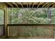 Exterior balcony overlooking a forest with green trees at 1015 Dunbar Dr, Dunwoody, GA 30338