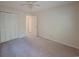 Bedroom with double doors and ceiling fan at 5334 Post Road Pass, Stone Mountain, GA 30088