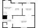 Second floor layout showing kitchen, breakfast nook, dining and living room at 5334 Post Road Pass, Stone Mountain, GA 30088