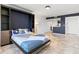 Stylish living area with a murphy bed, sleek design, and tile flooring for a modern look at 199 14Th Ne St # 2312, Atlanta, GA 30309
