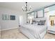 Inviting bedroom features a king-sized bed, neutral decor, and plenty of natural light, creating a serene space at 3062 Cambridge Mill St, Acworth, GA 30102