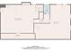 Floor plan shows the basement layout featuring a recreation room, bathroom, storage and basement area at 4353 White Oak Dr, Sugar Hill, GA 30518