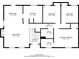 Main floorplan showcasing a living room, dining area, kitchen, bedrooms, baths, and a primary bedroom at 6015 Sumit Nw Ct, Kennesaw, GA 30152