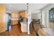 Kitchen with stainless steel appliances, granite countertops, and wooden cabinets at 101 Misty Valley Dr, Canton, GA 30114