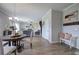 View of living area from dining area showcasing open layout and neutral décor at 200 Eva Way Ne, Cartersville, GA 30121