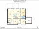 Basement floorplan showing the layout of the rec room, bedroom, Gathering room, gym, den and storage spaces at 407 Estates View Dr, Acworth, GA 30101