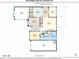 Main floorplan showing the layout of the kitchen, living room, dining room, garage, and bedroom spaces at 407 Estates View Dr, Acworth, GA 30101