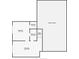 Upstairs floor plan featuring bedrooms, a bathroom, and flex space layout at 3365 Buffington Ln, Cumming, GA 30040