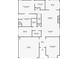 Detailed layout showcasing primary bedroom, living room, garage, kitchen, and breakfast nook dimensions at 3365 Buffington Ln, Cumming, GA 30040