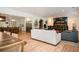 Open concept living space with kitchen, dining area and lounge area at 5102 Chastleton Dr, Stone Mountain, GA 30087
