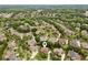 Residential area showcasing well-manicured lawns, mature trees and sidewalks in a neighborhood setting at 3341 Anna Ruby Ln, Buford, GA 30519