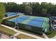 Well-maintained tennis courts with 
