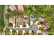 Aerial view of a suburban neighborhood with well-manicured lawns and tree-lined streets at 1294 Parkview Nw Ln, Kennesaw, GA 30152