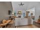 Comfortable living room offering hardwood floors, fireplace, and natural light at 1294 Parkview Nw Ln, Kennesaw, GA 30152