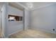 Bright dining room with modern lighting and a pass-through to kitchen at 2110 River Green Nw Dr # 2110, Atlanta, GA 30327
