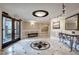 Elegant lobby with marble floors, decorative lighting, and seating, creating a welcoming entrance at 2110 River Green Nw Dr # 2110, Atlanta, GA 30327