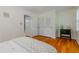 Cozy bedroom with hardwood floors and a large closet, offering ample storage space at 6825 Castleton Dr, Atlanta, GA 30328