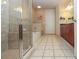 Spacious bathroom with a walk-in shower and a separate soaking tub at 711 Cosmopolitan Ne Dr # 338, Atlanta, GA 30324