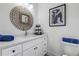 Well-lit bathroom with white vanity, modern mirror, and stylish decor at 2323 Mason Dr # D21, Atlanta, GA 30316
