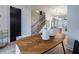 Inviting living space with a view of the staircase and kitchen, creating a seamless flow at 2323 Mason Dr # D21, Atlanta, GA 30316