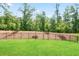 Fenced-in backyard with lush green grass, offering privacy and space for recreation at 169 Hickory Bluffs Pkwy, Canton, GA 30114