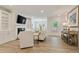 Cozy living room with built-in shelving, fireplace and open layout at 169 Hickory Bluffs Pkwy, Canton, GA 30114