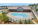 Beautiful pool area with plenty of seating and a clubhouse, perfect for community gatherings and relaxation at 169 Hickory Bluffs Pkwy, Canton, GA 30114