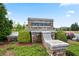 Hickory Bluffs community entrance with stone signage, landscaping, and manicured greenery at 169 Hickory Bluffs Pkwy, Canton, GA 30114