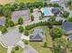 An aerial view of the home including nearby amenities at 2430 Tack Hill Ct, Dacula, GA 30019