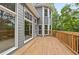 Wooden deck offering outdoor living space at 4910 Aldbury Ln, Suwanee, GA 30024
