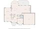 A detailed first floor floor plan showcasing the layout of the kitchen, living room, and garage at 4910 Aldbury Ln, Suwanee, GA 30024