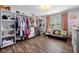 This walk-in closet offers custom shelving and ample storage at 501 Rabun Ct, Canton, GA 30115