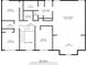 Detailed floor plan of the second floor, showcasing bedroom and bathroom layouts at 501 Rabun Ct, Canton, GA 30115