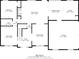 Detailed floor plan of the first floor, showcasing the layout of the rooms and their dimensions at 501 Rabun Ct, Canton, GA 30115