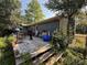 A secluded wooden deck perfect for relaxing and enjoying the surrounding nature at 124 Tyler Dr, Mcdonough, GA 30252