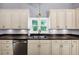 Kitchen features dark countertops, stainless dishwasher, and white cabinets at 4820 Yeager Rd, Douglasville, GA 30135