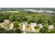 Aerial view of a residential neighborhood surrounded by lush green trees at 118 Valleyside S Dr, Dallas, GA 30157
